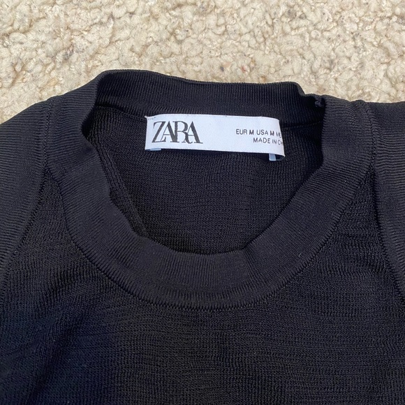 NWOT Zara Mock-Neck Sleeveless Top - Picture 5 of 5